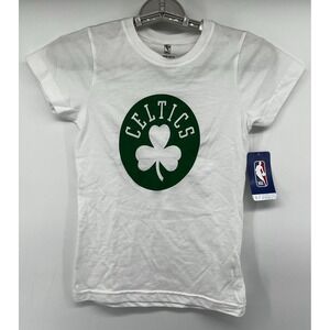 NBA Boston Celtics Girls' Short Sleeve Crew Neck T-Shirt Sz M 10-12